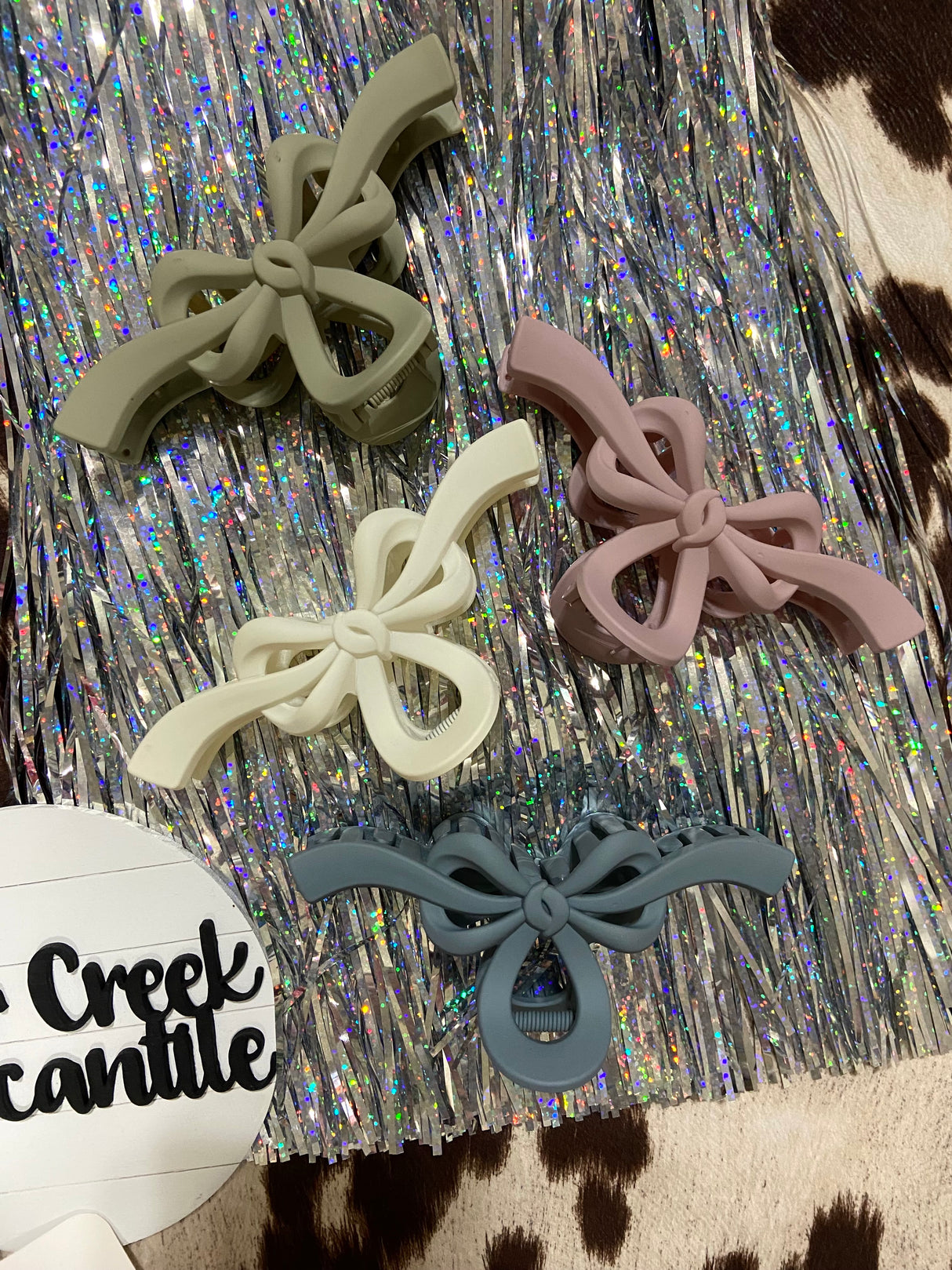 Bow Hair Bow Clip - Deer Creek Mercantile