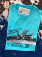 The Classic 126th Anniversary of Deer Creek Graphic Tee * Scuba Blue - Deer Creek Mercantile