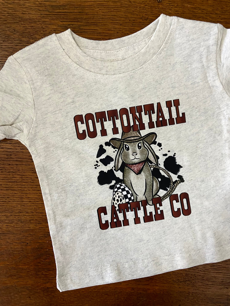 Cottontail Cattle Co. Easter Graphic Tee (Toddler) - Deer Creek Mercantile