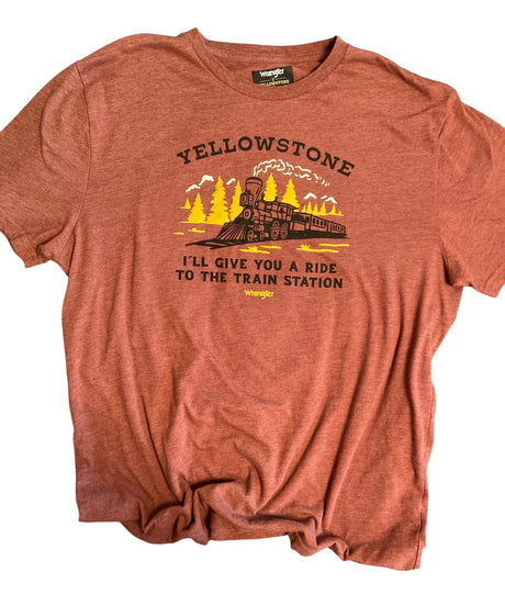Pre-Loved Yellowstone x Wrangler Graphic Tee *Size Large - Deer Creek Mercantile