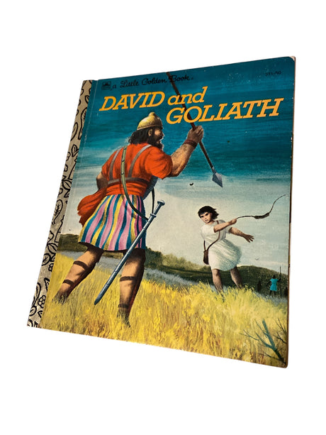 Vintage David and Goliath Little Golden Book - Deer Creek Mercantile