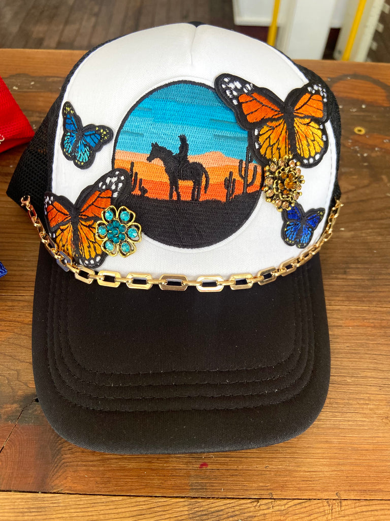 Retro Trucker Hat ~ The Vintage Cowboy - Deer Creek Mercantile