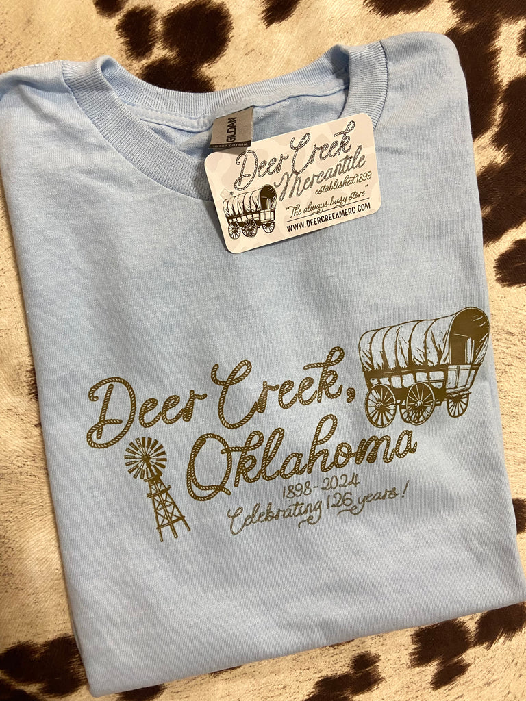 Official 126th Anniversary Graphic Tee Youth *Blue - Deer Creek Mercantile