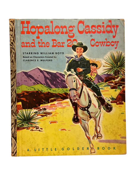 Vintage Hopalong Cassidy and The Big 20 Cowboy Little Golden Book - Deer Creek Mercantile