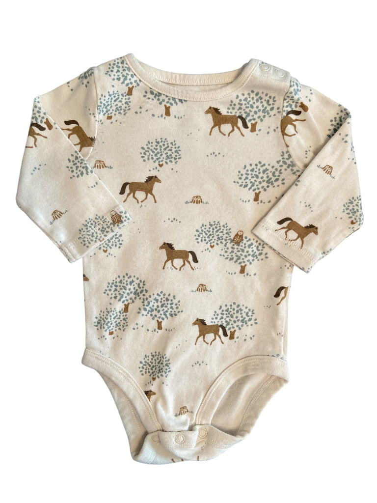 Pre-Loved Horse Onesie *6 Months - Deer Creek Mercantile