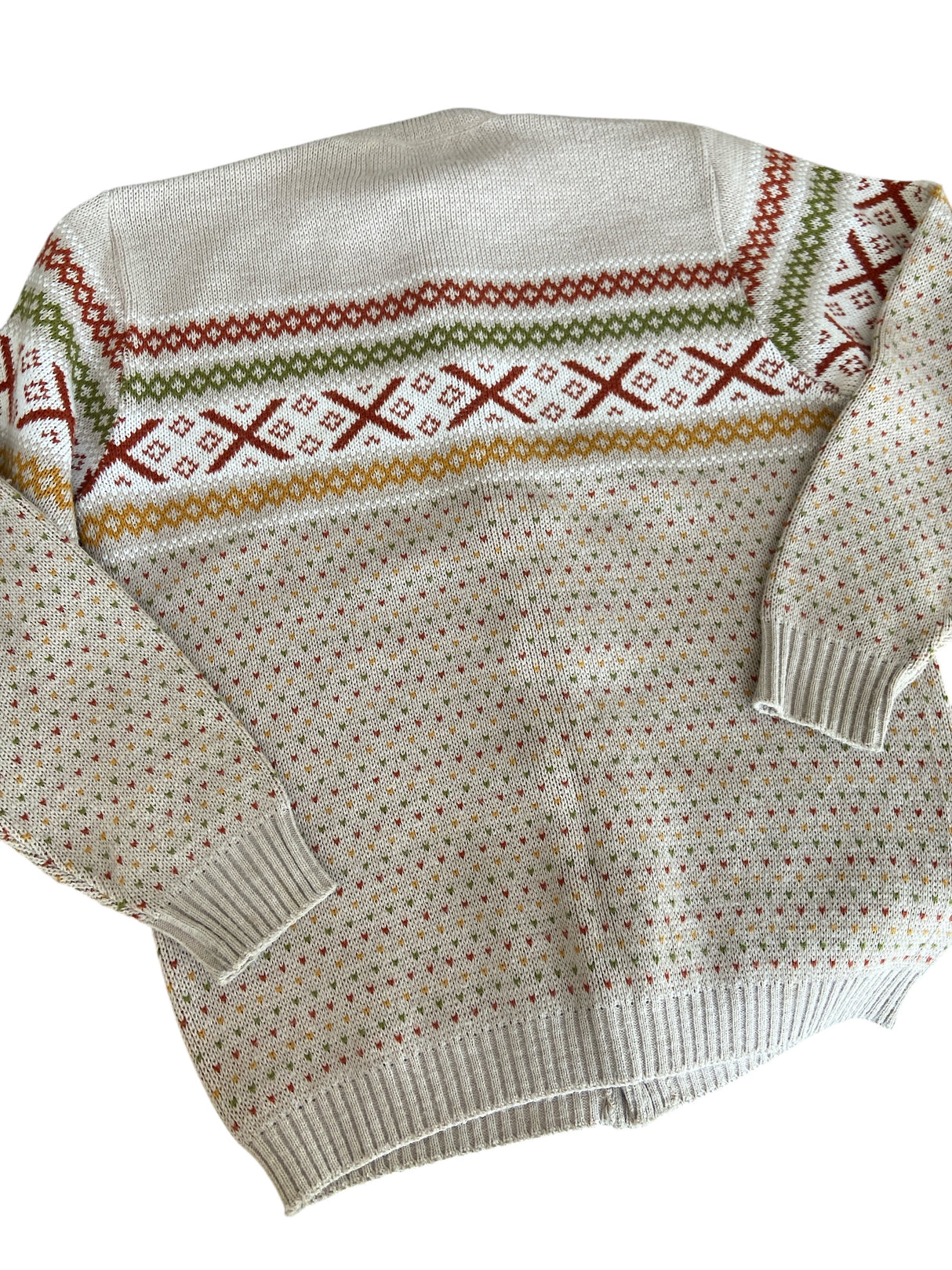 Vintage Knit Swiss Sweater Cardigan *Size Large - Deer Creek Mercantile