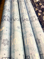 Blue Winter Wonderland Words Christmas Wrapping Paper - Deer Creek Mercantile