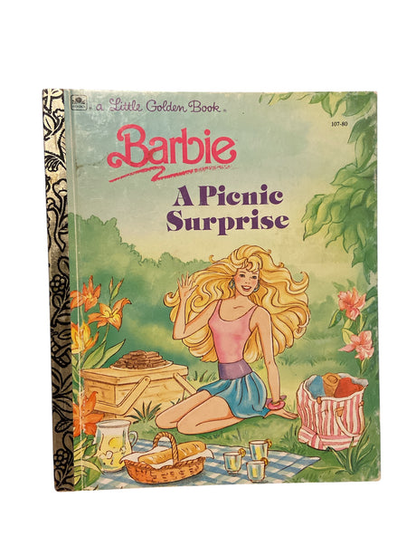 Vintage Barbie A Picnic Surprise Little Golden Book - Deer Creek Mercantile