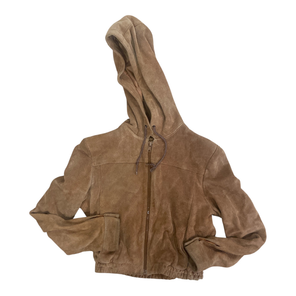 Vintage Children's Brown Leather Jacket - Deer Creek Mercantile