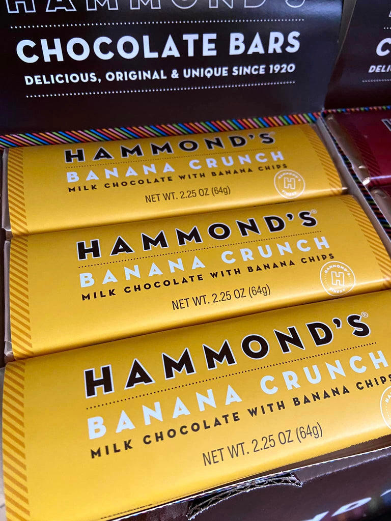 Hammonds Banana Crunch Chocolate Bar - Deer Creek Mercantile