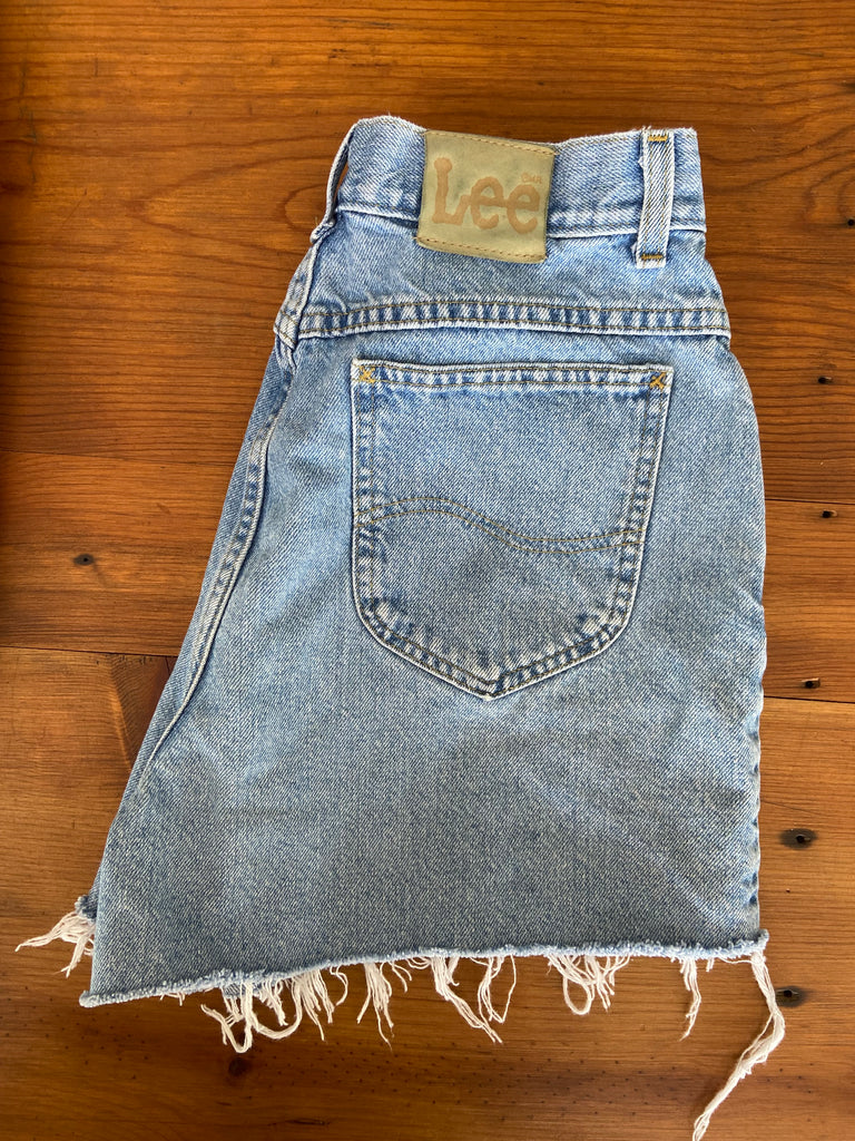 VINTAGE Lee Distressed Cutoff Denim Shorts - Deer Creek Mercantile