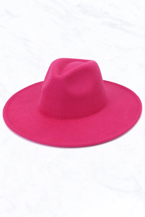 Big Brim Hat (Hot Pink) - Deer Creek Mercantile