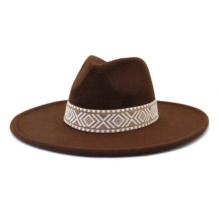 Big Brim Southwestern Hat (Brown) - Deer Creek Mercantile