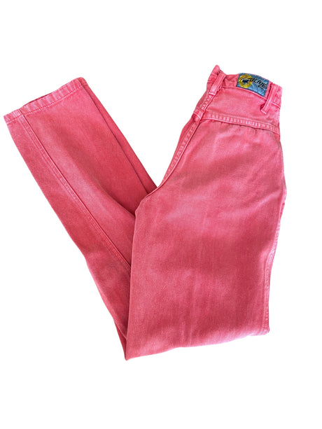 Vintage BLAZE Coral/Red Jeans *Size 1 - Deer Creek Mercantile