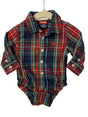Pre-Loved Wrangler Plaid Onesie *Size 3-6 Months - Deer Creek Mercantile