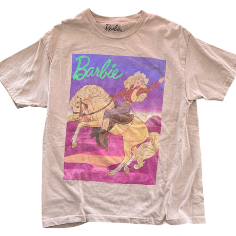 Pre-Loved Barbie Cowgirl Graphic Tee *Size Large - Deer Creek Mercantile