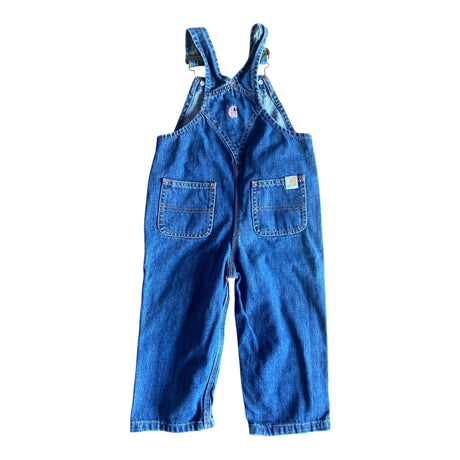 Pre-Loved Girls Heart Carhartt Overalls *2T - Deer Creek Mercantile