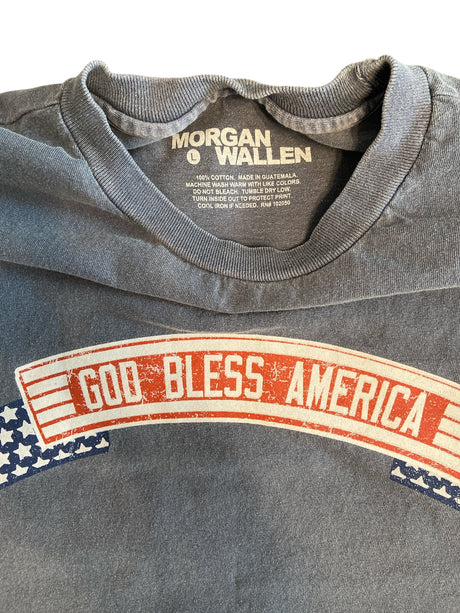 Pre-Loved Morgan Wallen Cutoff Tank Top *Size Large - Deer Creek Mercantile