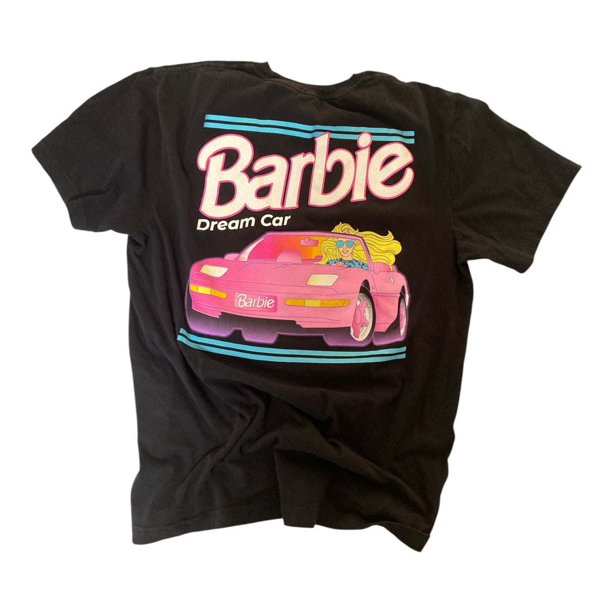 Pre-Loved Barbie Dream Car Graphic Tee *Medium - Deer Creek Mercantile