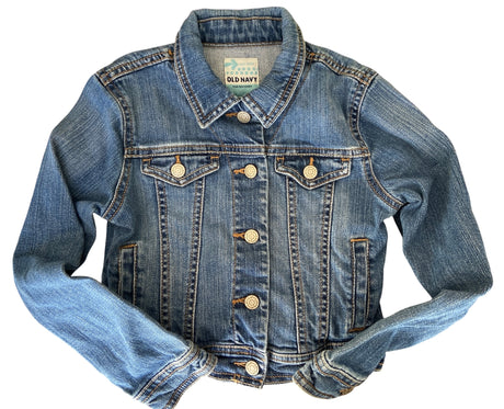 Pre-Loved Old Navy Jean Jacket Youth Size S 6/7 - Deer Creek Mercantile