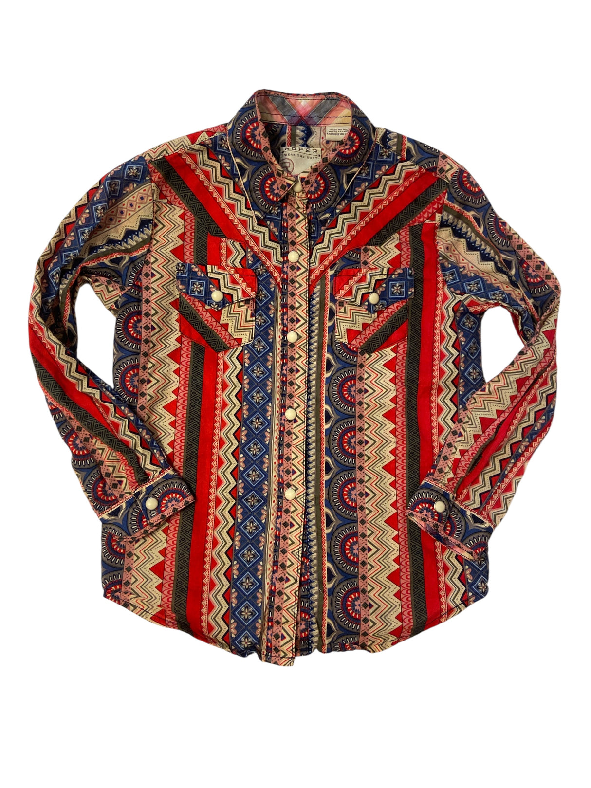 Pre-Loved Girls Youth Roper Pearl Snap Shirt *Size XS (4-5) - Deer Creek Mercantile