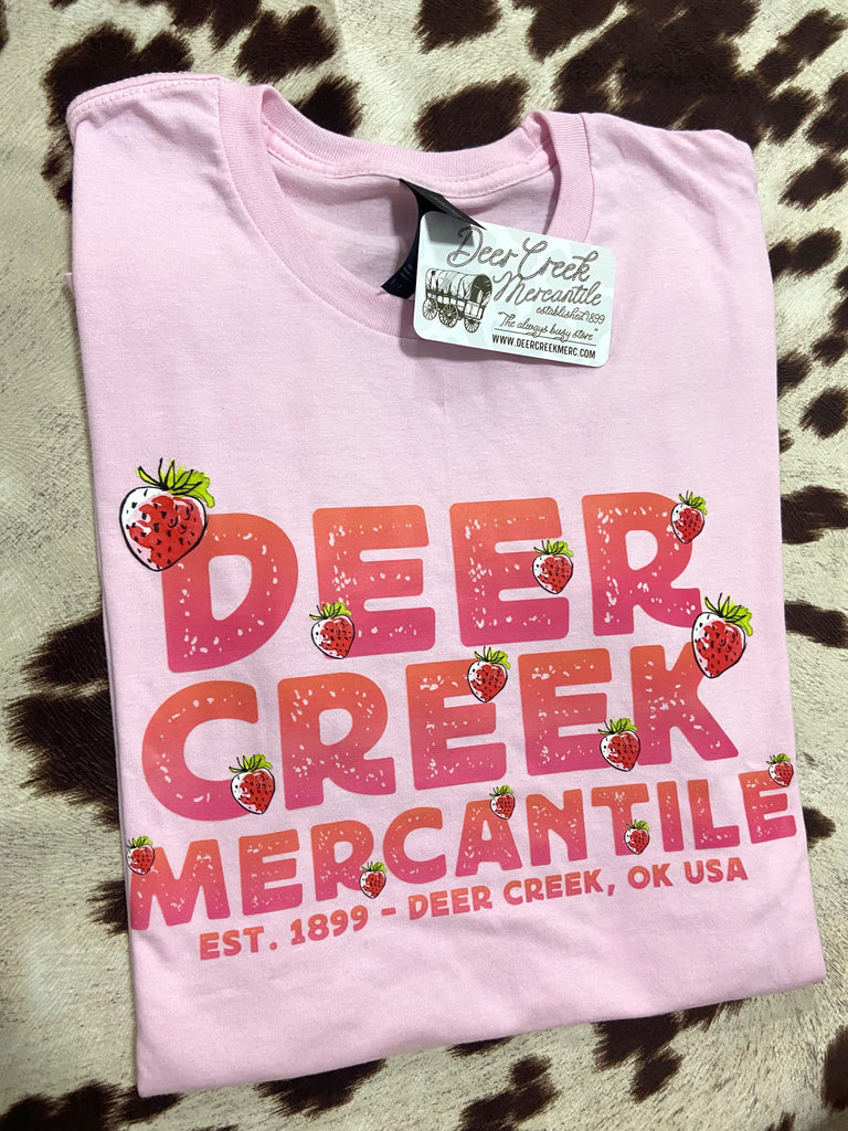 Deer Creek Mercantile Strawberry Graphic Tee - Deer Creek Mercantile