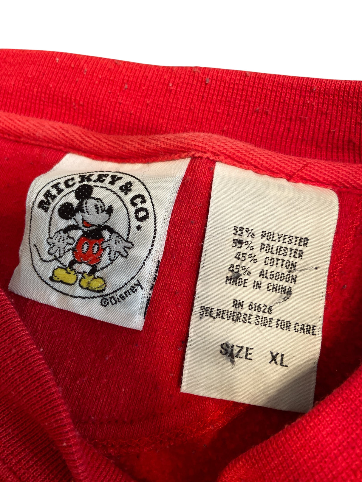 Vintage Mickey & Co. Striped Sweatshirt *Size XL - Deer Creek Mercantile