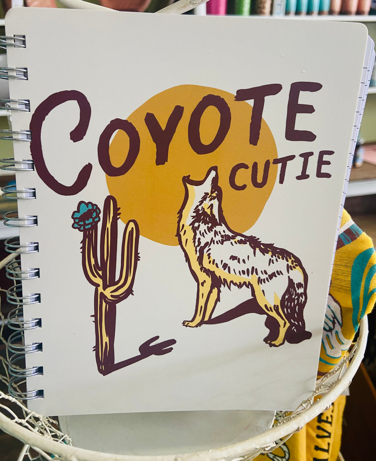 Coyote Cutie Spiral Notebook - Deer Creek Mercantile