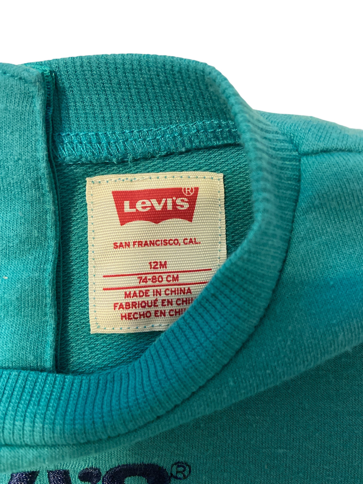 Pre-Loved Levi's Baby Girls Sweatshirt *12 Months - Deer Creek Mercantile