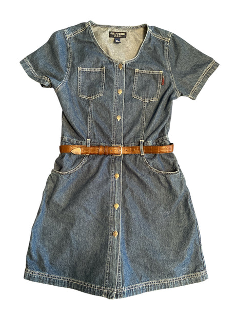 Vintage Gloria Vanderbilt Denim Dress *Size Medium - Deer Creek Mercantile