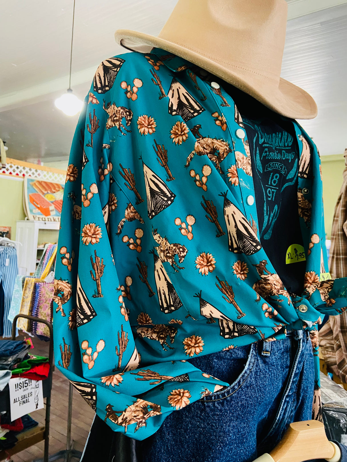 Pre-Loved Sterling Kreek Western Shirt Size M