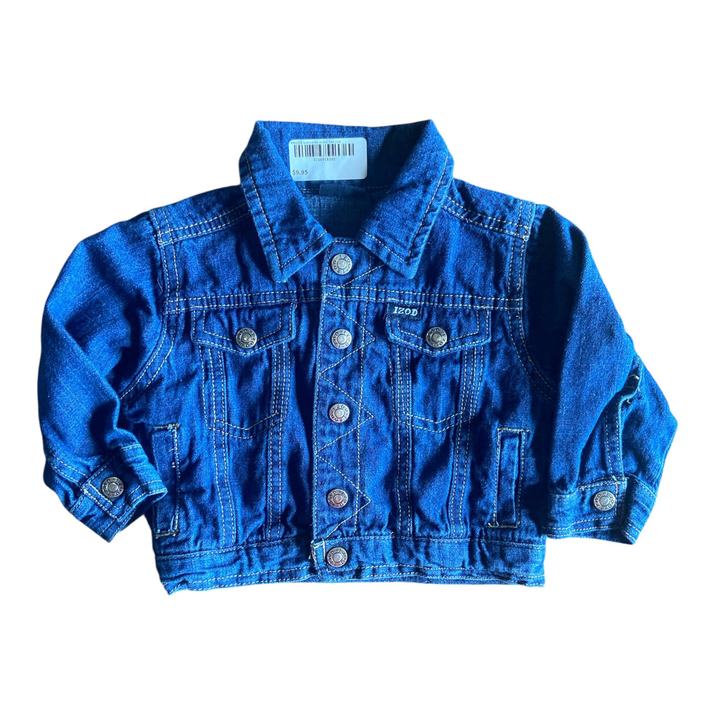 Pre-Loved IZOD denim Jacket Size 12M - Deer Creek Mercantile