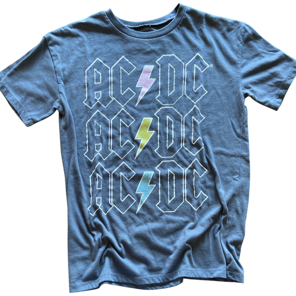 Pre-Loved AC/DC Gray Tee *Size Small - Deer Creek Mercantile