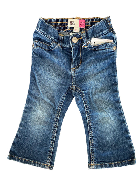 Pre-Loved Old Navy Baby Girl’s Flare Jeans Size 12-18 M - Deer Creek Mercantile