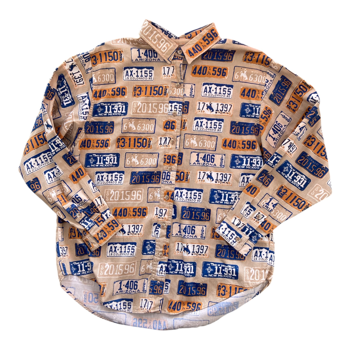 Vintage Barn Fly Button Down Top *Size Large - Deer Creek Mercantile