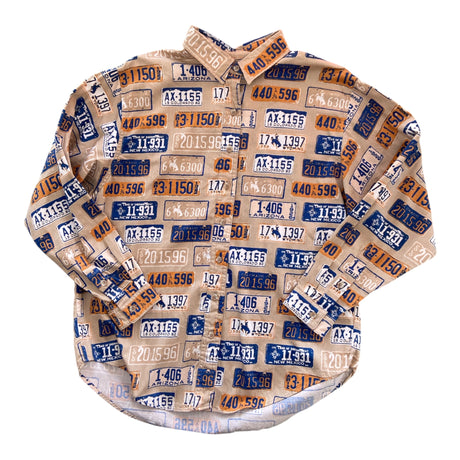 Vintage Barn Fly Button Down Top *Size Large - Deer Creek Mercantile