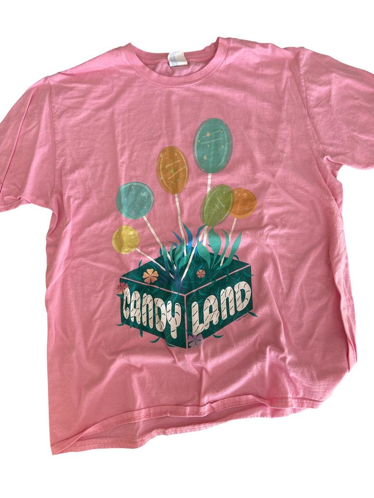 Pre-Loved Candy Land Graphic Tee *Size Large - Deer Creek Mercantile