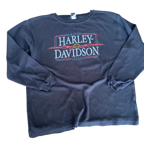 Pre-Loved Harley Davidson CO SPRINGS Long Sleeved Shirt *Size XL - Deer Creek Mercantile