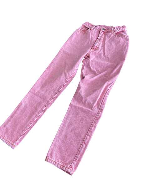 Vintage PARIS BLUES Blush Pink Jeans *Size 7 - Deer Creek Mercantile