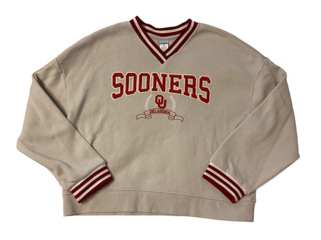 Pre-Loved OU Sooners Vintage Varsity Sweatshirt *Size Medium - Deer Creek Mercantile