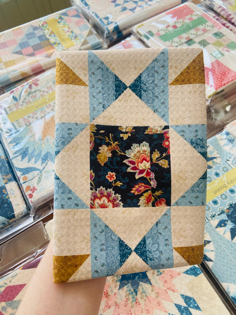 Arizona Dahlia Quilt Pattern Dish Towel - Deer Creek Mercantile