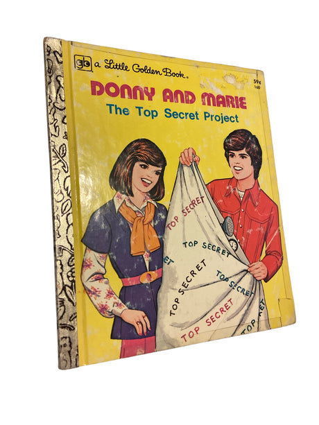 Vintage Donny and Marie The Top Secret Project Little Golden Book - Deer Creek Mercantile