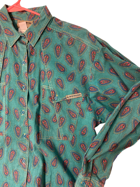 Vintage Rocky Mountain Paisley Shirt *Size Large - Deer Creek Mercantile