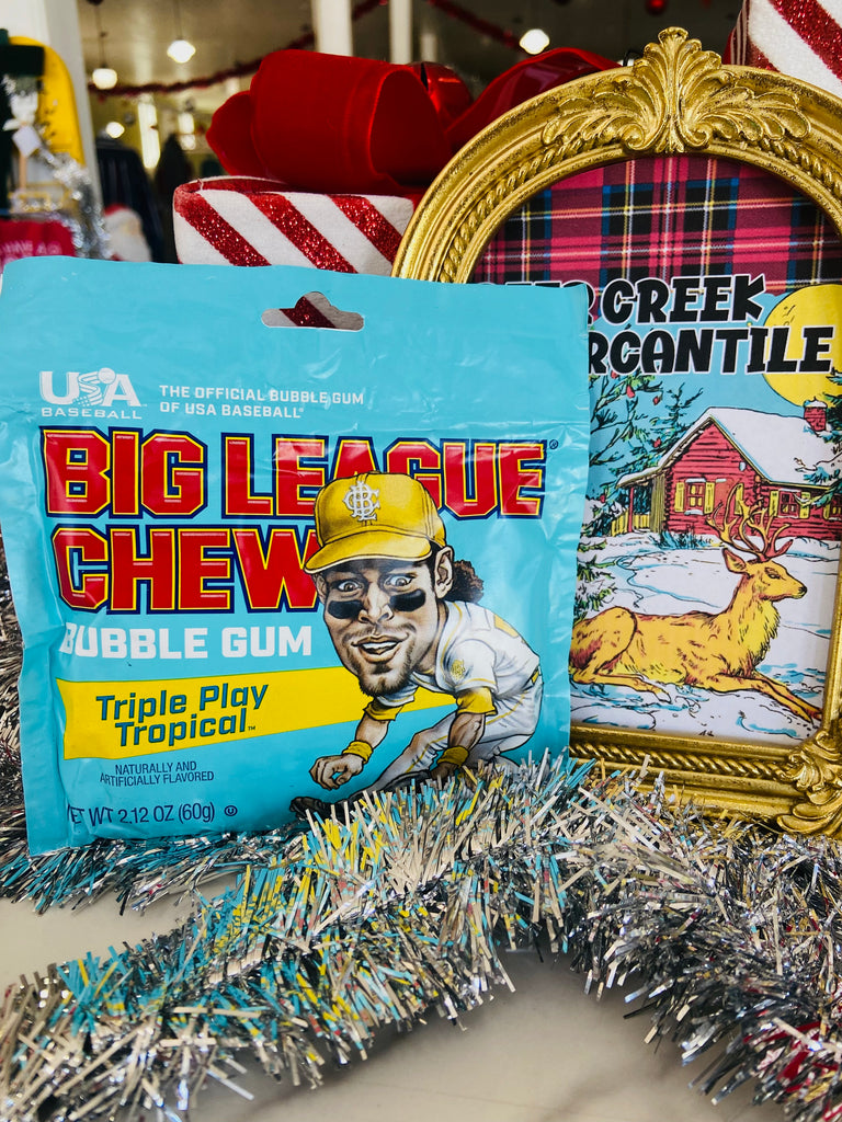 Big League Chew Triple Play Tropical Bubble Gum - Deer Creek Mercantile