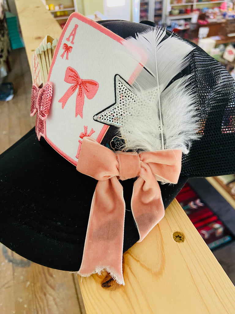 Pink Lady - Server / Waitress / Bartender / Cart Girl / Retro Trucker Hat - Deer Creek Mercantile
