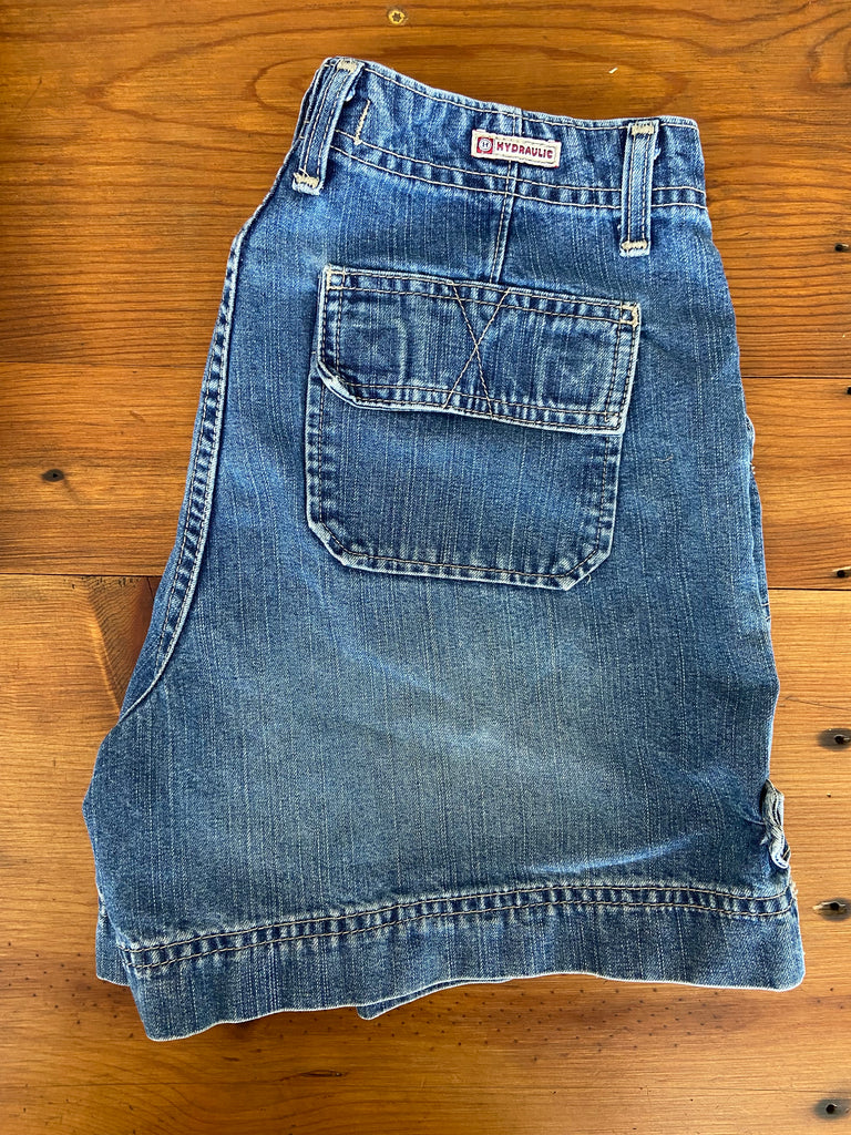 VINTAGE Hydraulic Cargo Denim Shorts - Deer Creek Mercantile