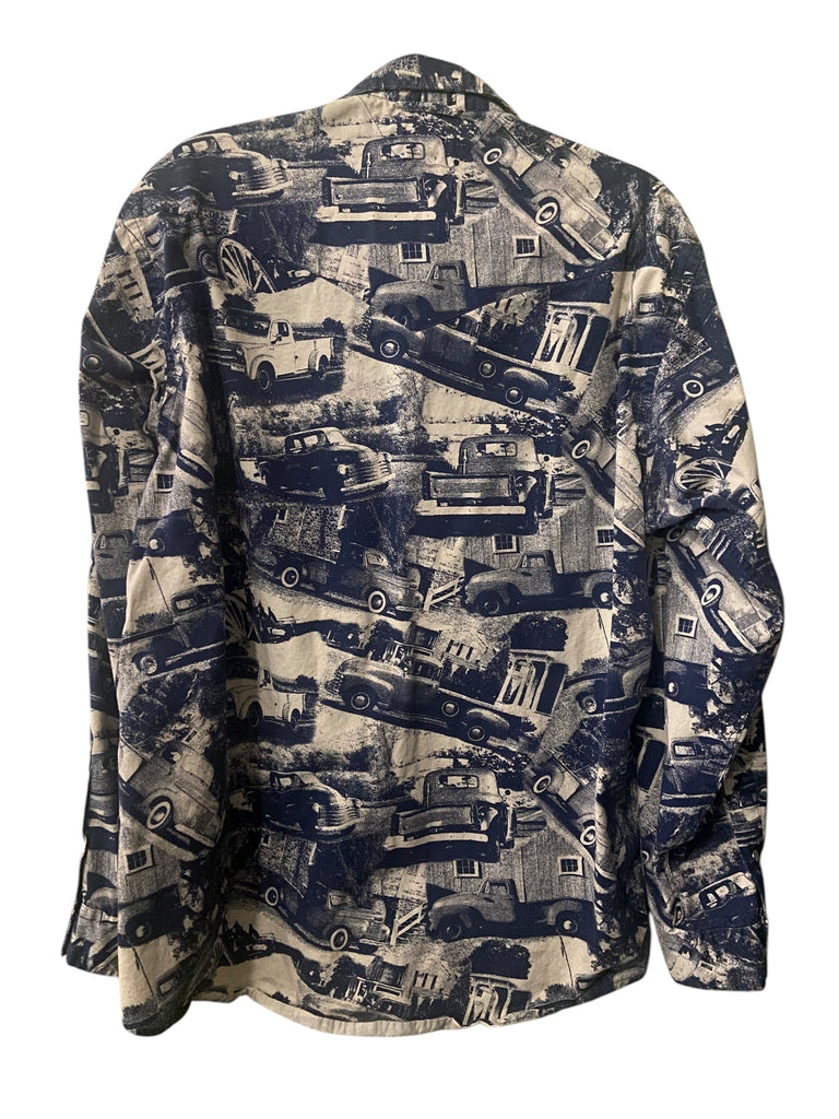 Vintage Tommy Hilfiger Car Pearl Snap Button Down Shirt *Size Medium - Deer Creek Mercantile