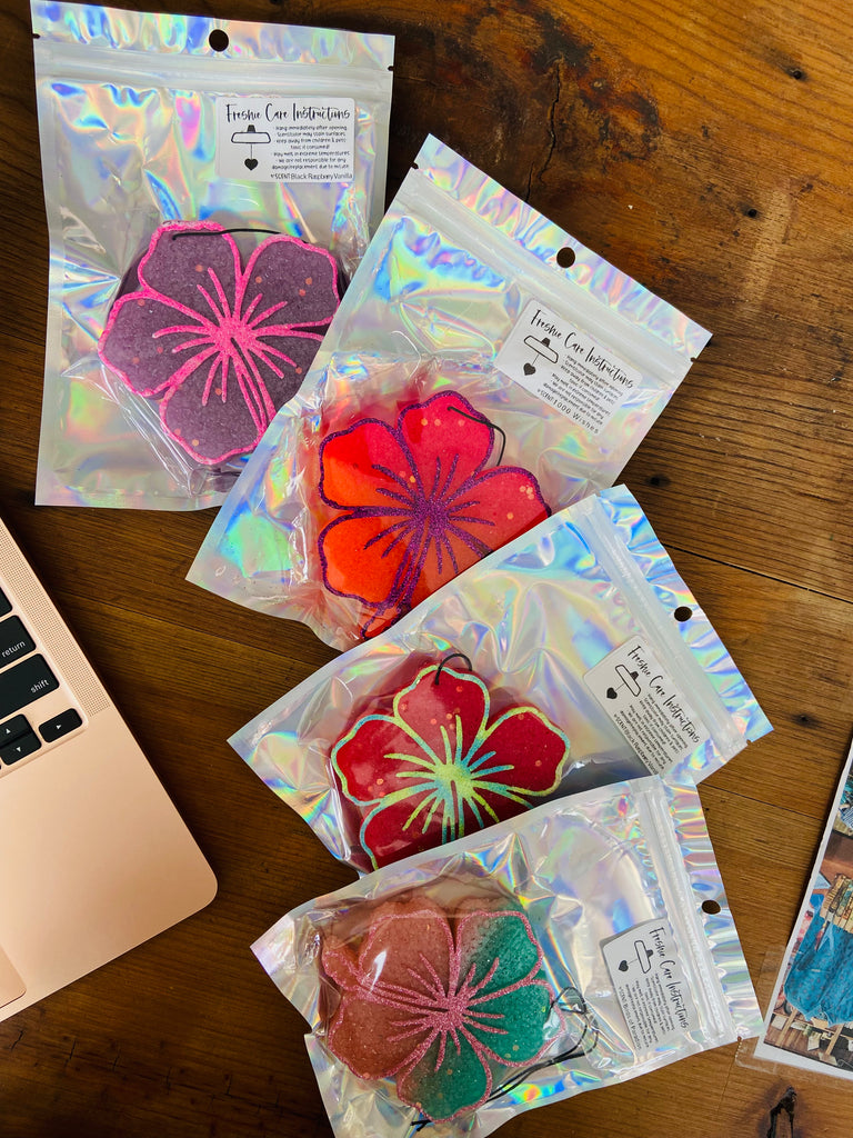 Hibiscus Car Freshie SS25 - Deer Creek Mercantile