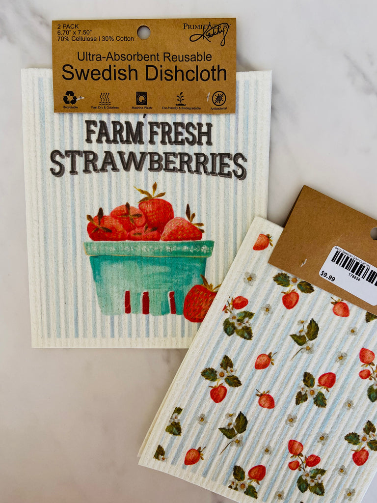 Berry Swedish Dish Cloth Set - Deer Creek Mercantile