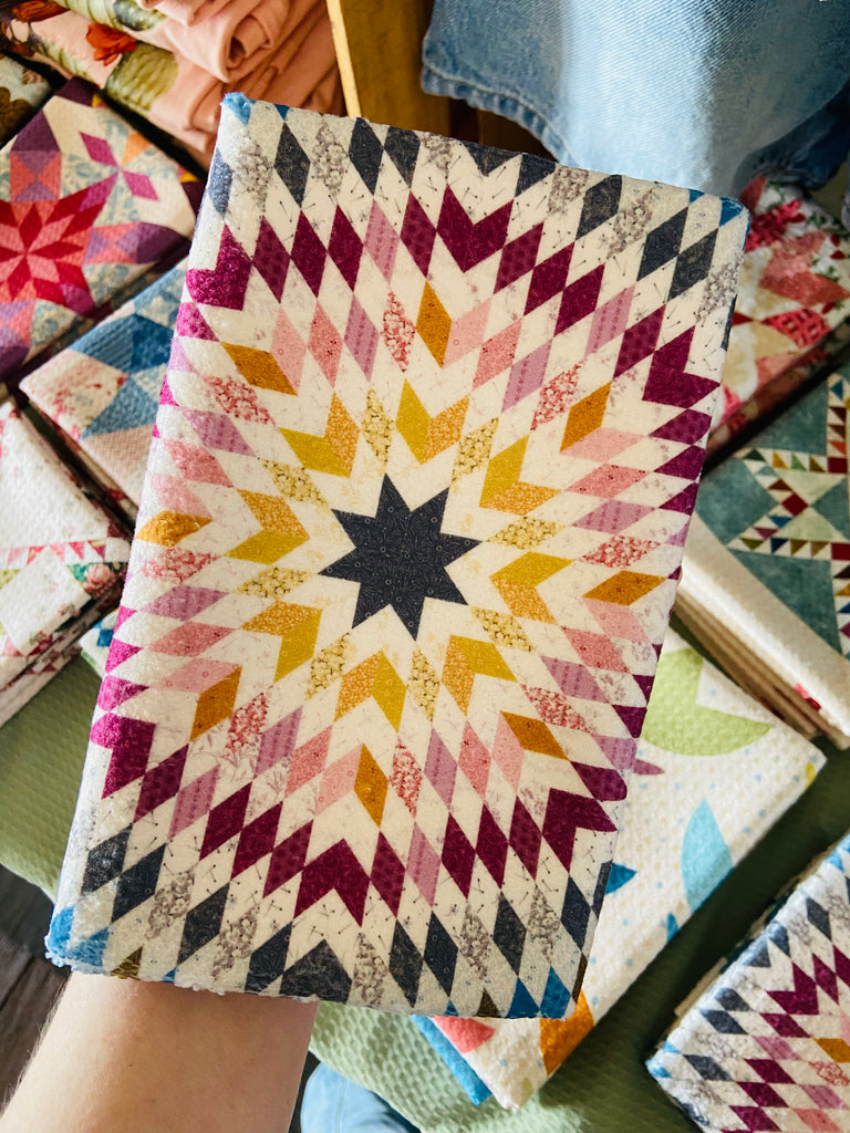 Let It Shine Quilt Pattern Dish Towel - Deer Creek Mercantile